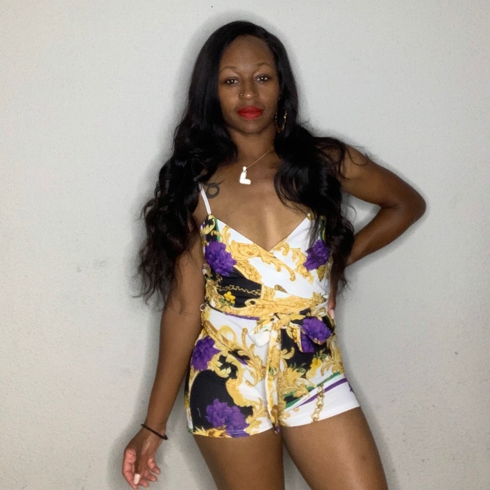 A colorful Romper